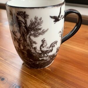 French county mug black & white